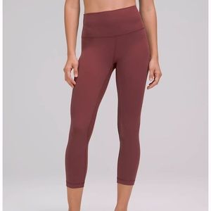 Lululemon wunder under crop leggings - size 8 - minimal piling